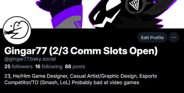 Gingar77 (3/3 Comm Slots Open) tweet media