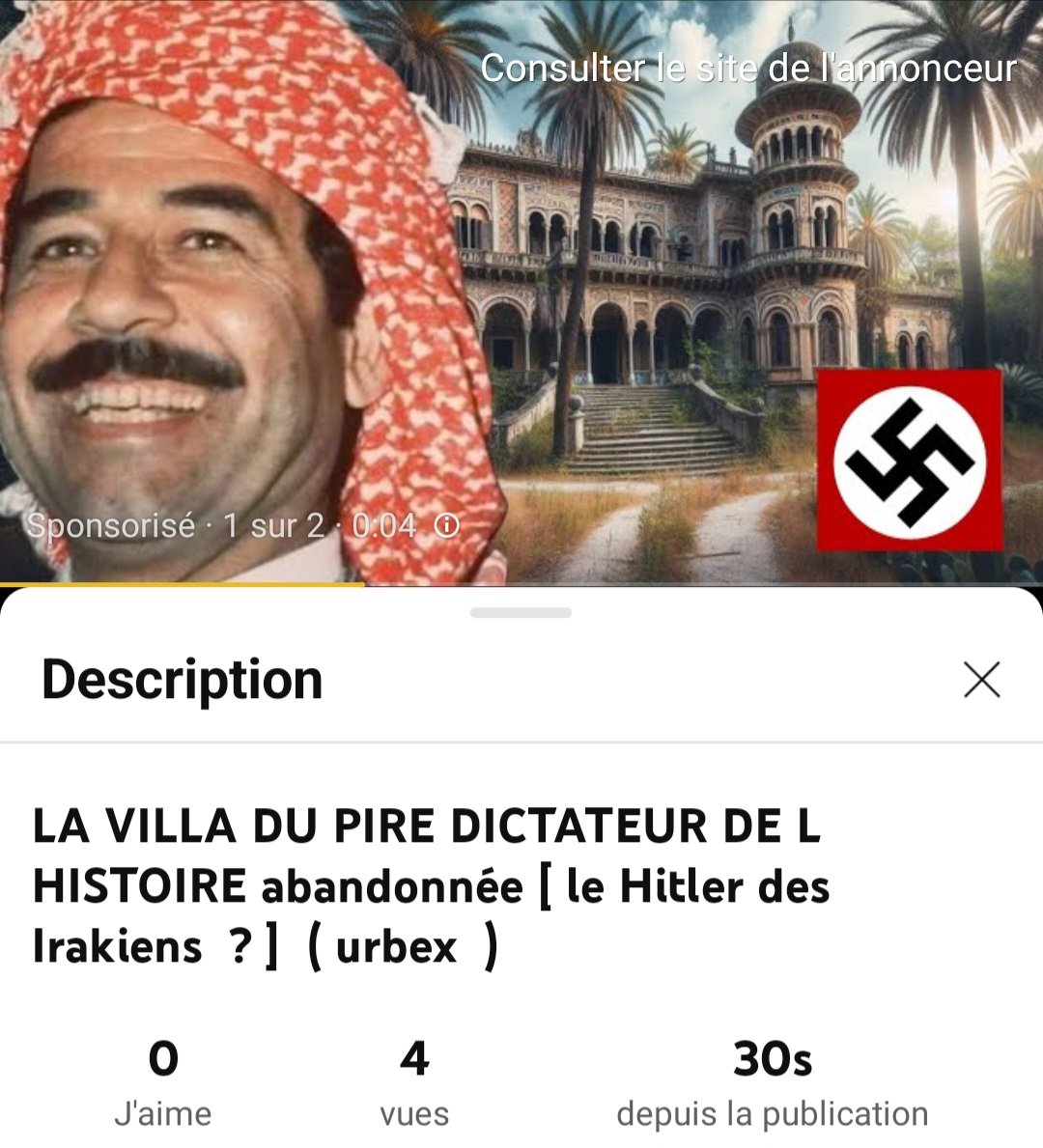 Yohan97420's tweet photo. @PerlesUrbex Le premier titre de la vidéo n'était pas mal non-plus. https://t.co/nqTgQI3HIV