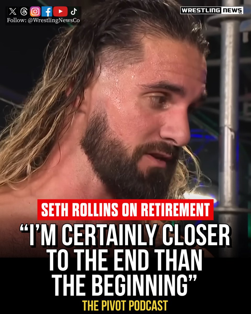 WrestlingNewsCo's tweet photo. Appreciate Seth Rollins while he’s still active. https://t.co/lGcCKUgjoD