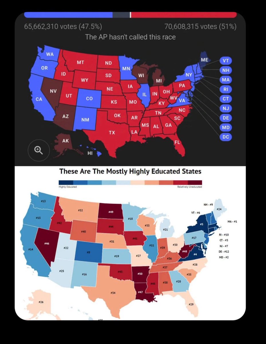 cherryttender's tweet photo. @BuckeyeGirrl @trishahoneyy @PiaGuerra hard to believe. educated people voted for kamala https://t.co/wnTWLMBdHR