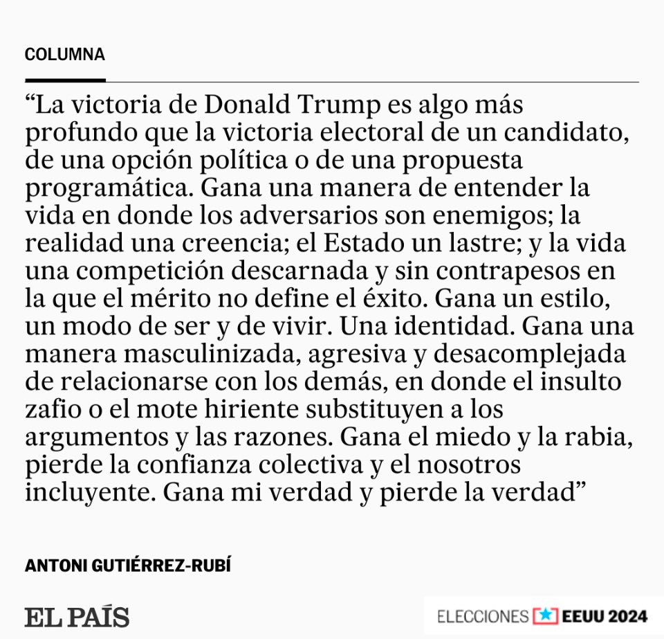 Hoy el mundo es un lugar un poquito peor…