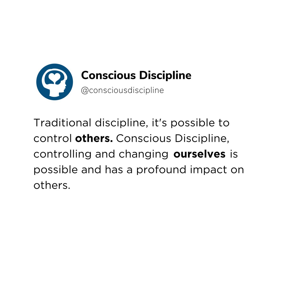 💙 Learn more about how Conscious Discipline compares to traditional discipline programs here: consciousdiscipline.com/methodology/#h…