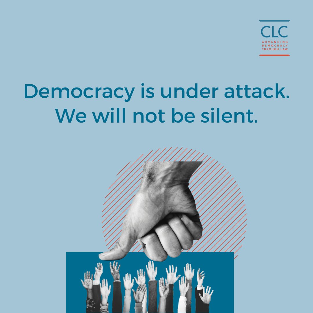 This is an unprecedented, dangerous time for our democracy. Donald Trump’s actions as president and as a candidate demonstrate an unmistakable tendency toward authoritarian governance. We cannot remain silent as democratic norms are undone. 1/2 campaignlegal.org/update/campaig…