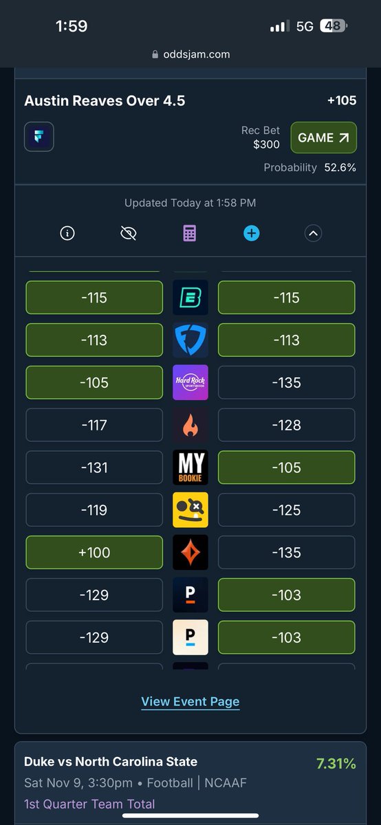 TheArbFather's tweet image. Anyone down for another +EV Fliff Parlay &amp;amp; Giveaway⁉️⁉️

Each individual play is 4-8% EV to Pinnacle.. INSANE value 📈

Plays found on @OddsJam 📊

IF this hits I’ll GIVEAWAY $100 to 3 people who do the following 👇 

1. RT this tweet ✅
2. Follow me 🤚🏼 
3. Follow @OddsJam