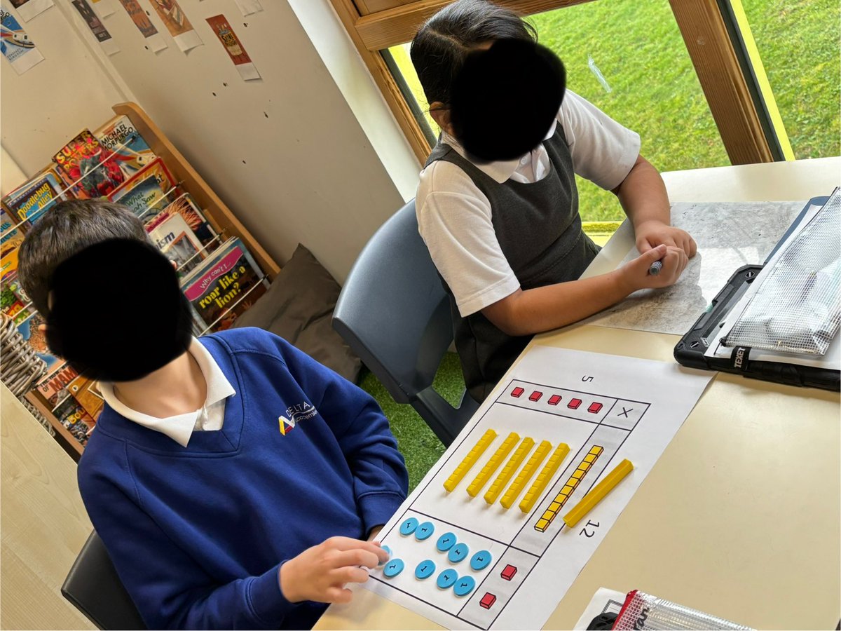MrsJina2's tweet photo. In today’s maths lesson, Year 5K expanded their multiplication skills by working on multiplying two-digit numbers with two digits. 

@mrirvingd @MrsBinnsSMPA @DeltaSouthmere 

#DeltaPupils #DeltaSchools #Bradford #DeltaAcademiesTrust https://t.co/hl1pdpwXsu