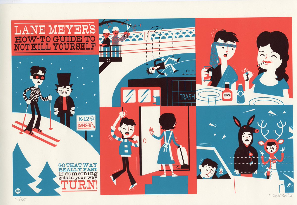 andyhmeyer's tweet image. THANK YOU TO WENDY GARDNER FOR THIS UNIQUE, ICONIC GIFT OF BETTER OFF DEAD SCENES BY ARTIST DAVE PERILLO.