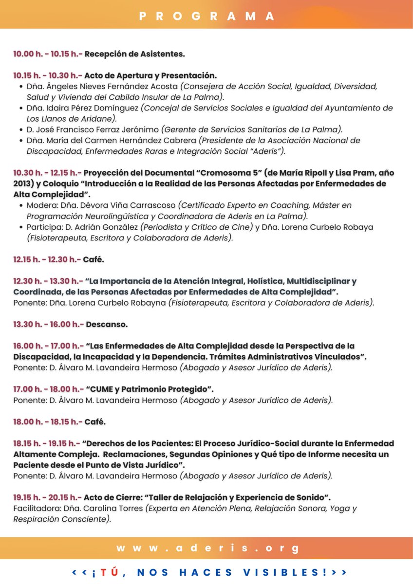 Asociación Aderis (@aderiscanarias) on Twitter photo 