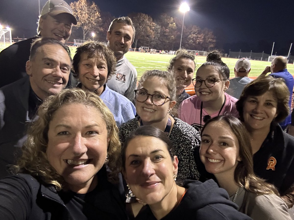 Amazing staff cheering on OA Girls Soccer against WHRHS! Currently 4-1 OA…24 minutes to go! <a href="/SupEaston/">Lisha Cabral</a> <a href="/WHathletics/">Bob Rodgers</a> <a href="/OAHSTigersports/">Oliver Ames Athletics</a> <a href="/WH_Super/">Jeff Szymaniak</a>