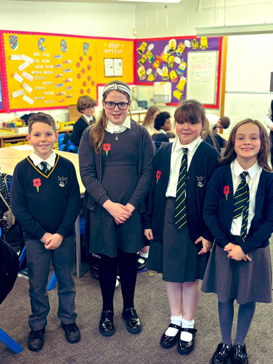 Remember poppies are on sale this week for a donation - P7 will come round the classes every day ♥️ <a href="/LauraFalconer21/">Mrs Falconer P7 GPS 💙</a>