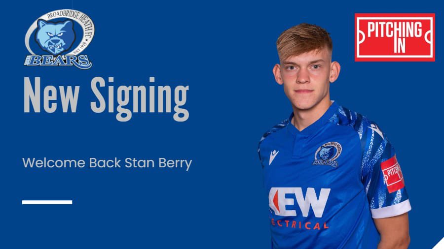 ✍️ New Signings ✍️

Sorry we are late to post, a couple of new signings for the Bears!

Both players returning to the Club.

<a href="/BradPeters15/">Brad Peters</a> joins us from Littlehampton and
<a href="/stanberry05/">Stan Berry</a> joins us from Lancing

Two great additions to the squad, welcome home lads!