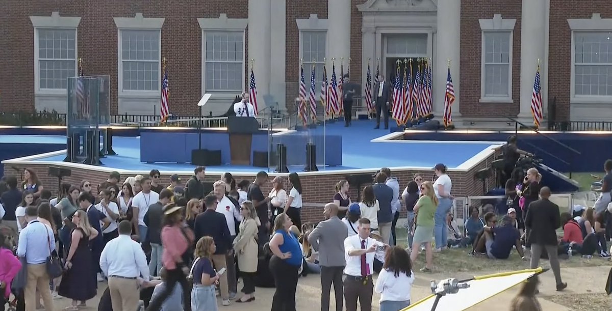 ClaytonMorris's tweet photo. Simply MASSIVE crowd gathering to watch Kamala's concession speech. Beyonce set to perform. https://t.co/zelKKlXxu4