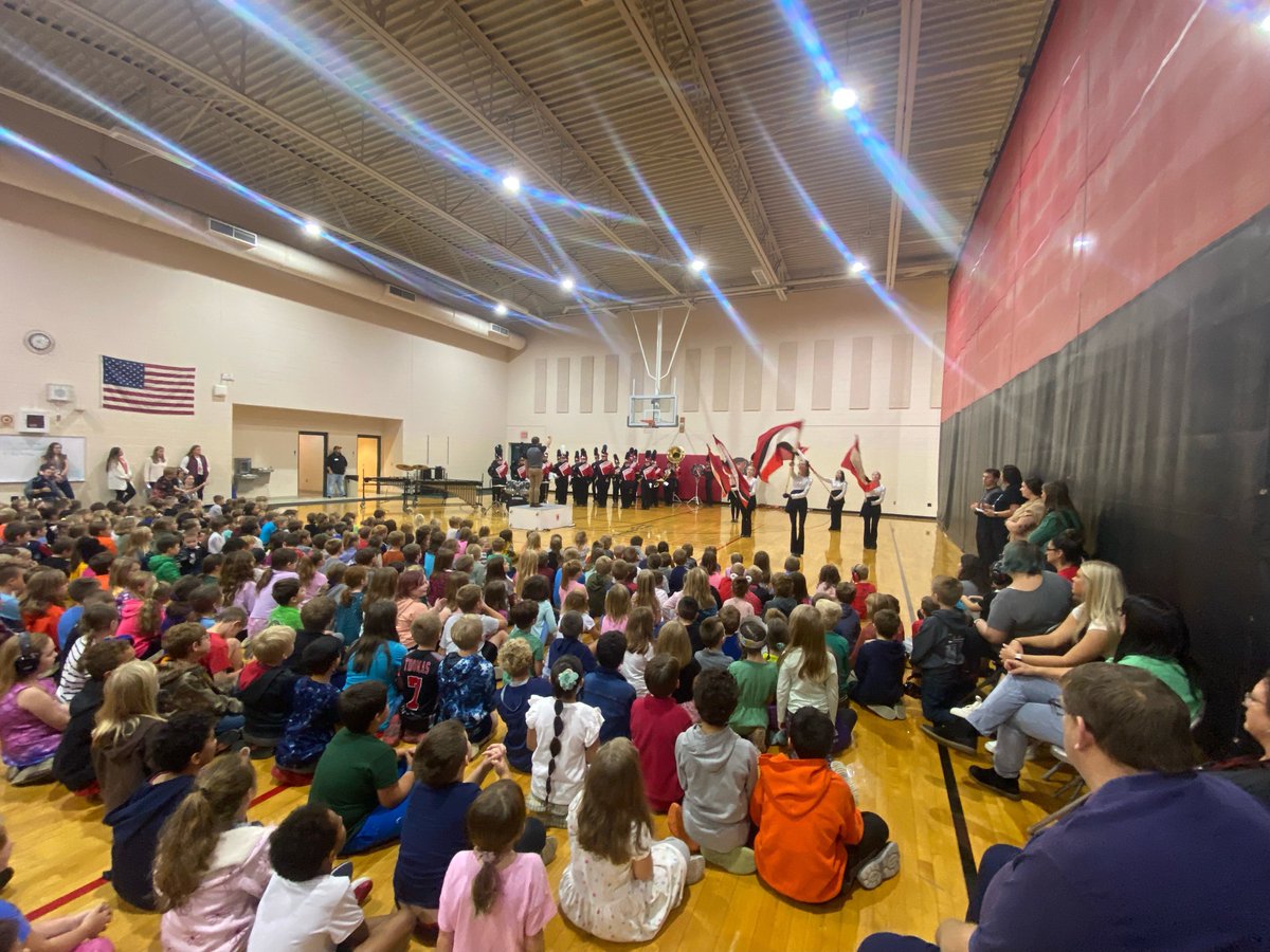 Our elementary students loved experiencing the band today! The excitement was through the roof – they’re all inspired to pick up an instrument! Huge thanks to <a href="/zachcaspermusic/">Zach Casper</a> and <a href="/clintonbandboos/">Clinton Band</a> for sparking a love for music! #MusicEducation #CCSproud