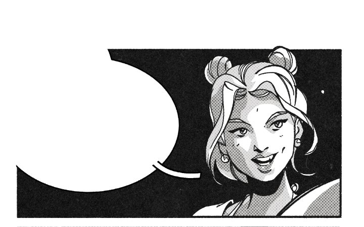 I love drawing comics.