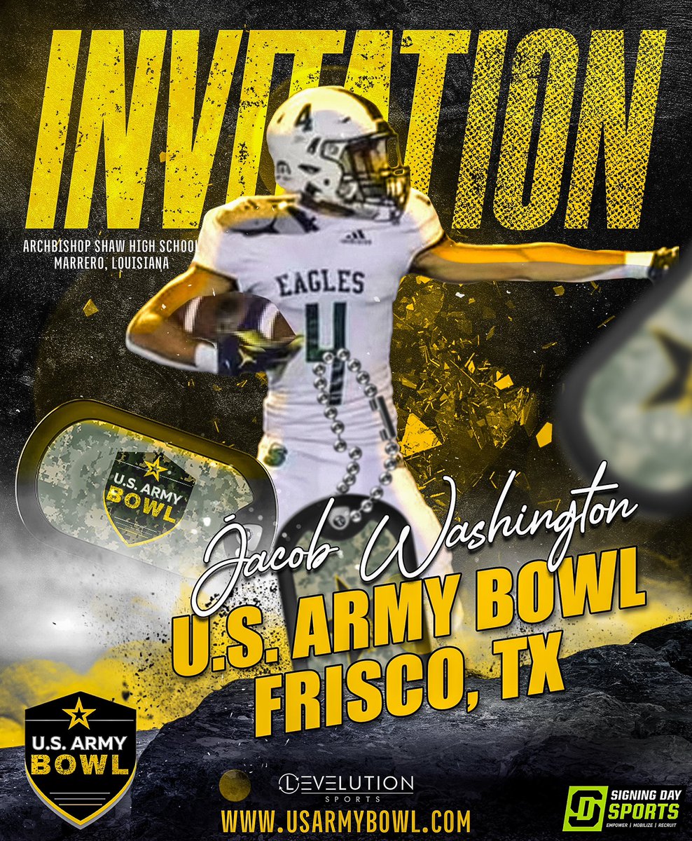 joeray36's tweet photo. Welcome newest member of the 2024 https://t.co/rkNtlpSnbV Bowl Team:  WR Jacob Washington 6’3” 190
Archbishop Shaw HS
New Orleans, LA https://t.co/SLIu2n6i3F