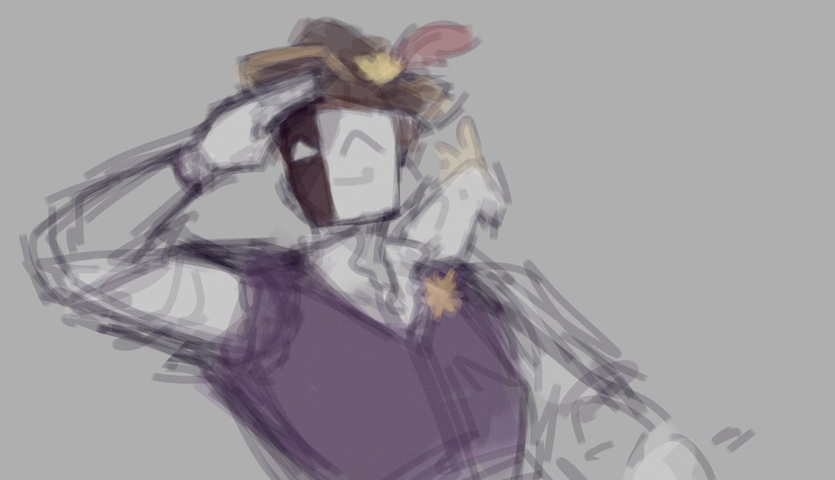 quick sketch while waiting — oh captain my captain