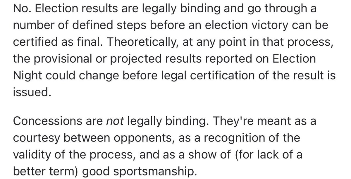 About the whole conceding thing by the way