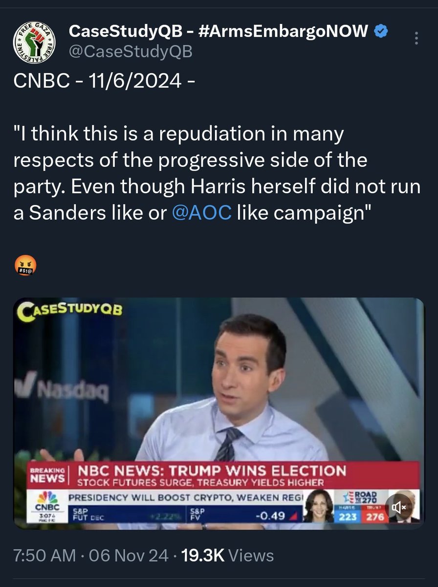 You can just say anything on TV.