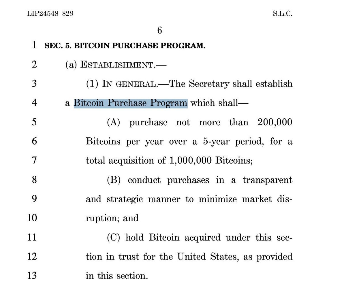 BritishHodl's tweet image. The US Government is about to put a 200,000 #Bitcoin yearly buy order into the market.

Valued at $14bn per annum or $57.4m of daily purchasing.

Add this to MSTR’s daily purchase of $20.4m a day.

And you have a combined daily “floor” - buy at any level - price of $77.8m per…