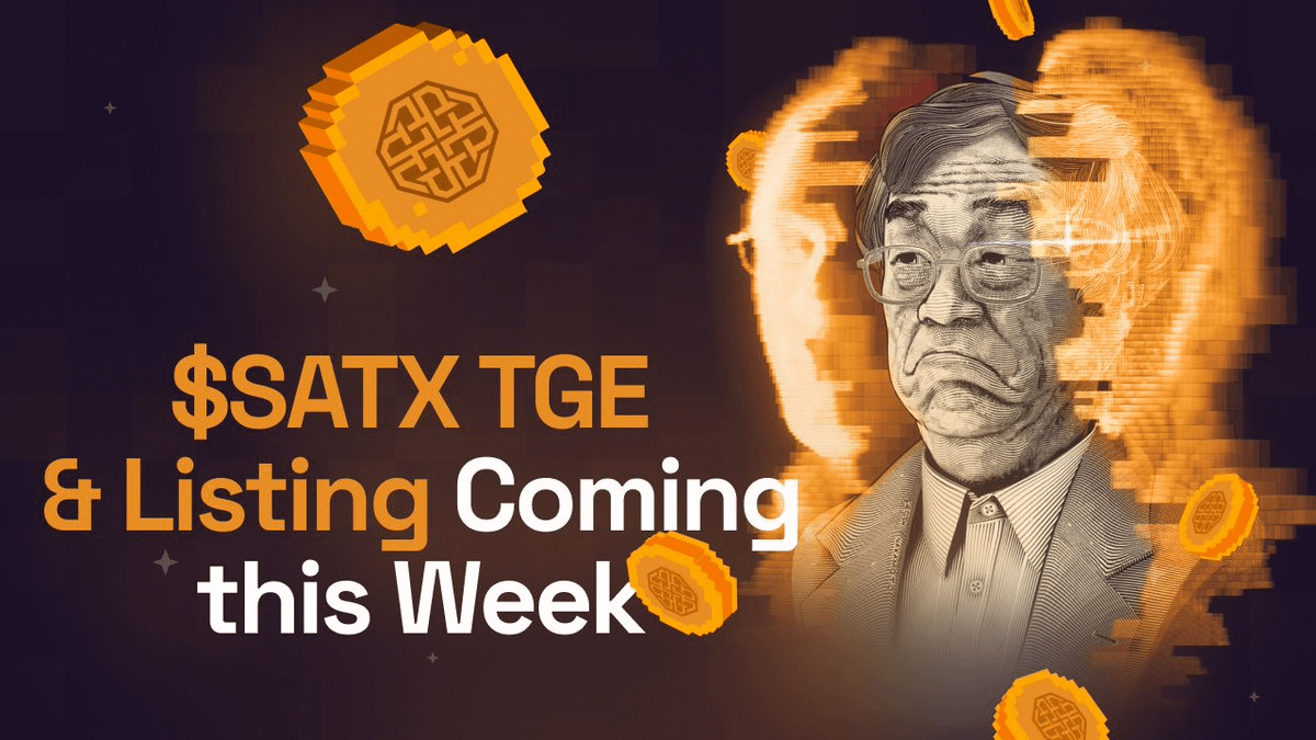 DefiTokyo's tweet photo. 3/ $SATX is set to launch on https://t.co/BvPgQPN6Iy—I’m counting down the days!

Mark it down: November 7, 8AM UTC!

This is a big step for SatoshiDEX and a solid chance for early backers. https://t.co/ZhiblXONsG