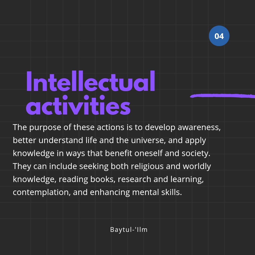 alabbaad_X's tweet photo. The daily actions in a Muslim's life can be divided into four main categories:
1. Spiritual Actions
2. Physical Actions
3. Intellectual Actions
4. Financial Actions

Pay attention to these and work it in your schedule to optimize time management. https://t.co/OjiKepbvCQ
