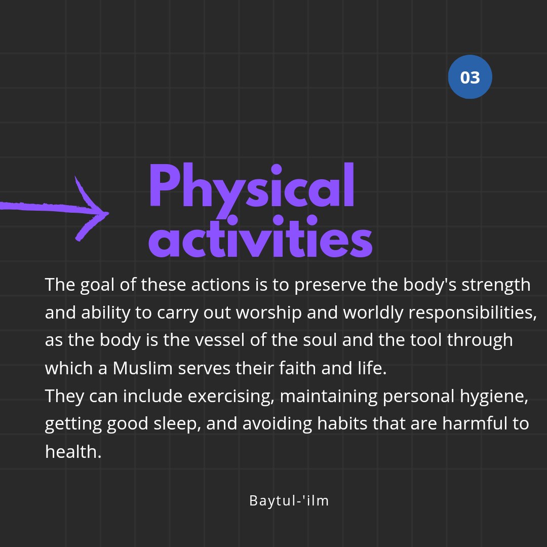alabbaad_X's tweet photo. The daily actions in a Muslim's life can be divided into four main categories:
1. Spiritual Actions
2. Physical Actions
3. Intellectual Actions
4. Financial Actions

Pay attention to these and work it in your schedule to optimize time management. https://t.co/OjiKepbvCQ