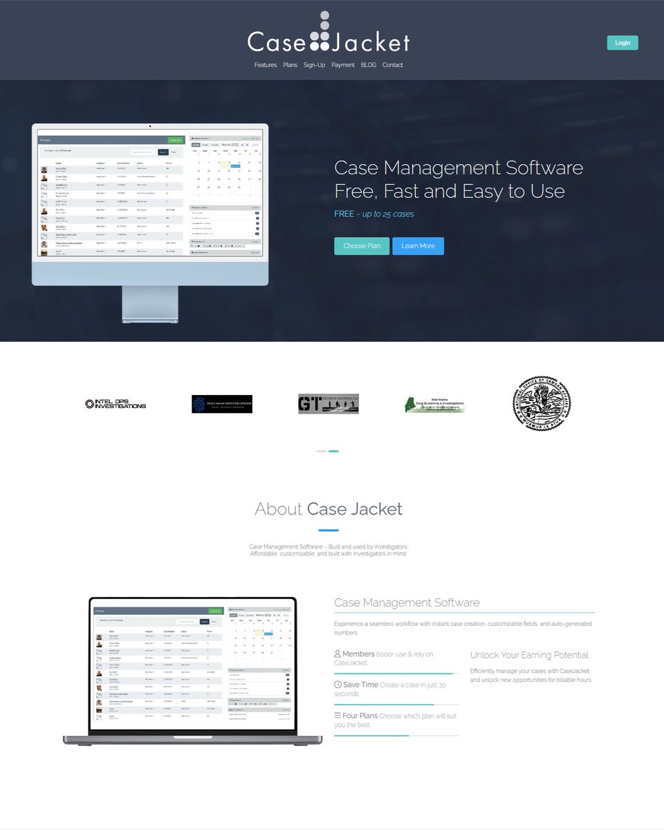 dhaliweb's tweet photo. Today's Wednesday Website Highlight goes out to  CaseJacket 🎉

They  have created a Case Management Software to better help other investigators managing their cases and workflow 💯

Check them out here👇
https://t.co/OAA7tovmGD

Check us out here 👇
https://t.co/kdYvjEXwoh
#web https://t.co/JHik8vXSBH