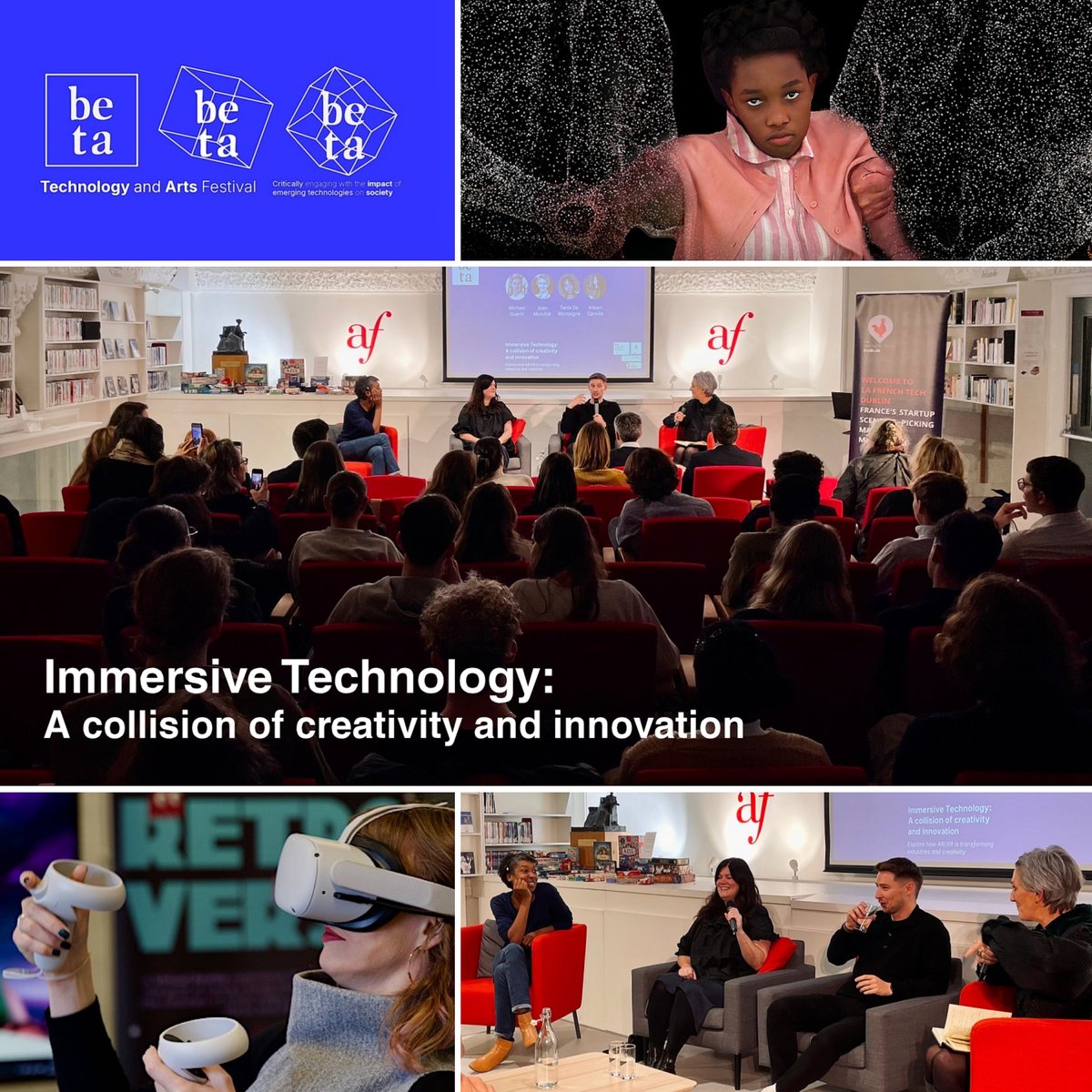 Alliance Française Dublin (@afdublin) on Twitter photo Proud to host this fascinating talk on how AR & XR are transforming industries & creativity, w/ Joan Mulvihill, Tania de Montaigne, Aileen Carville & Michael Guerin, as part of <a href="/BetaFest_IRL/">Beta Festival</a> organised by @tech_dublin, <a href="/TheDigitalHub/">The Digital Hub</a>, <a href="/FranceinIreland/">France in Ireland 🇫🇷 🇪🇺</a>, <a href="/smartdublin/">SmartDublin</a>, <a href="/ScreenIreland/">Screen Ireland</a> Proud to host this fascinating talk on how AR & XR are transforming industries & creativity, w/ Joan Mulvihill, Tania de Montaigne, Aileen Carville & Michael Guerin, as part of <a href="/BetaFest_IRL/">Beta Festival</a> organised by @tech_dublin, <a href="/TheDigitalHub/">The Digital Hub</a>, <a href="/FranceinIreland/">France in Ireland 🇫🇷 🇪🇺</a>, <a href="/smartdublin/">SmartDublin</a>, <a href="/ScreenIreland/">Screen Ireland</a>