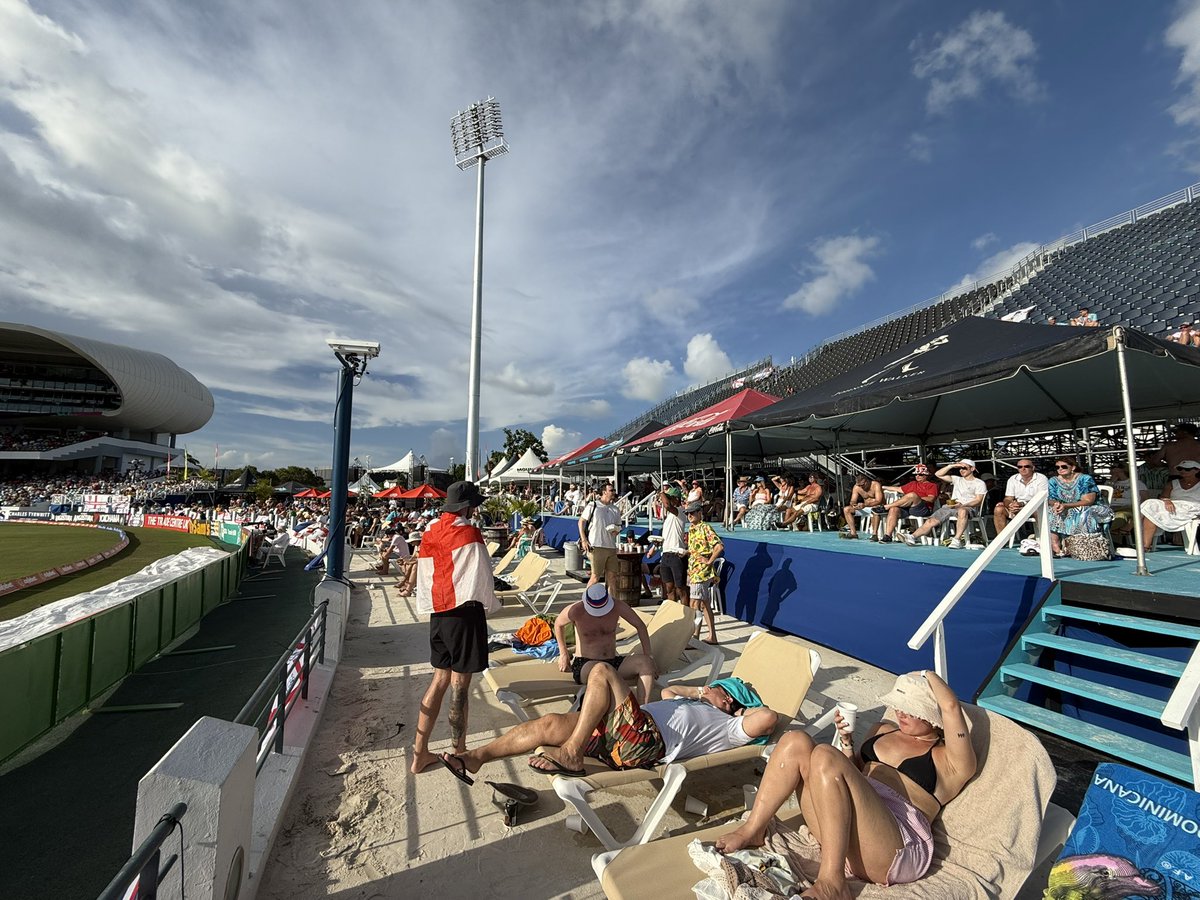TheBarmyArmy's tweet image. Is the Kensington Oval Party Stand the best place in the world to watch cricket? 👀

#WIvENG