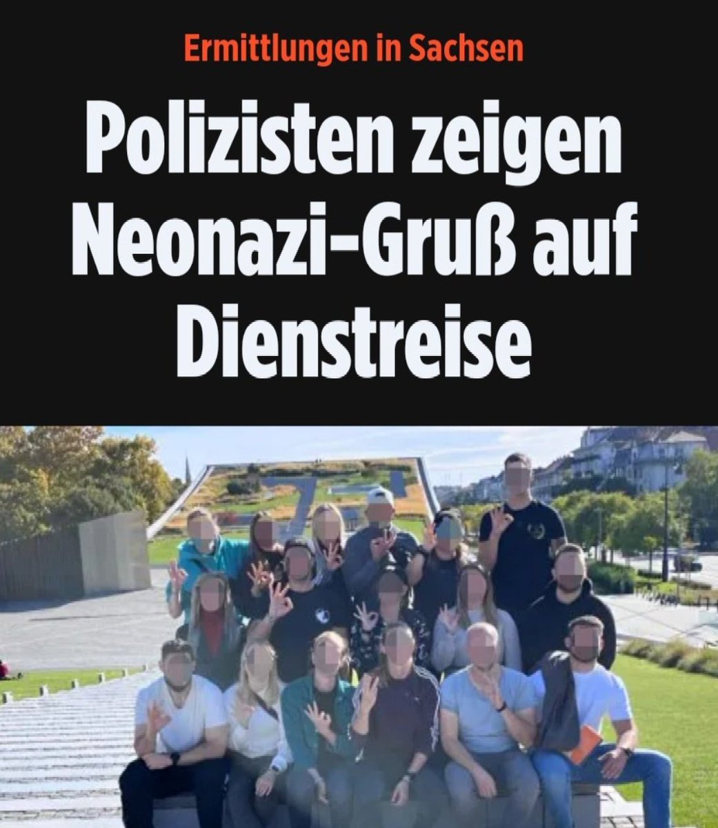 Ganz normaler Tag in Sachsen.