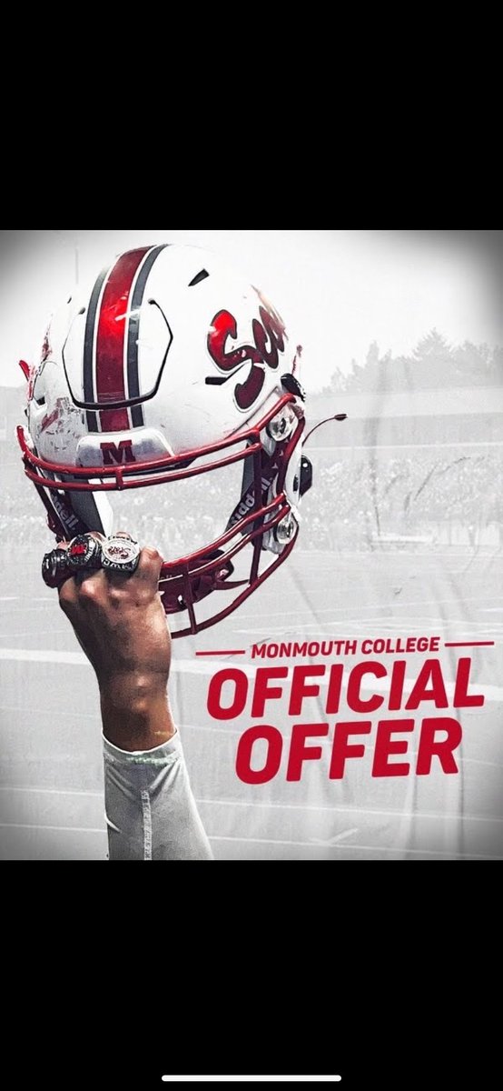 Diddyrobinson3's tweet photo. Blessed to receive a football offer from Monmouth❤️🤍 #goscots @CoachN8Graham https://t.co/QsO0pK3Afh