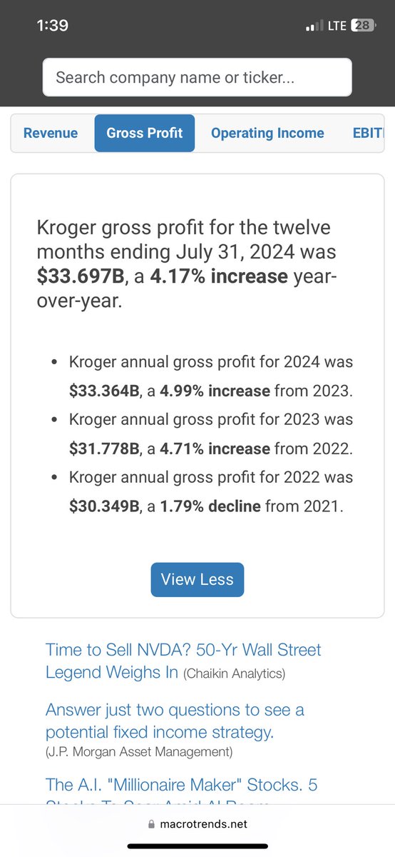 ATX0044's tweet photo. @RickBeyer2 @SheelaghMcgee @estellecostanza Lmao why in the world would you use profit margin to measure this? Here ya go. Stop being an idiot. https://t.co/ym8C6EPYJK