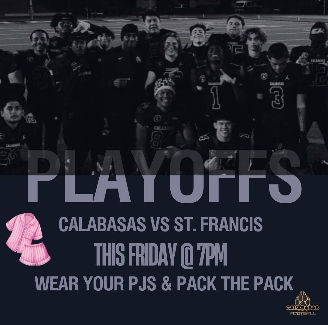 Stats heading into playoffs!! 
Calabasas vs St. Francis 

1129 all purpose yards

 687 receiving yards, 48 catches, 9 TD's

269 rushing yards, 39 carries,  3 TD's

<a href="/CaryHarris07/">Cary Harris</a> 
<a href="/GregBiggins/">Greg Biggins</a> <a href="/BrandonHuffman/">Brandon Huffman</a> <a href="/vcspreps/">VCS Preps</a> <a href="/805HSFB/">805 High School Football</a> <a href="/CalabasasFtball/">Calabasas High School Football</a> @er