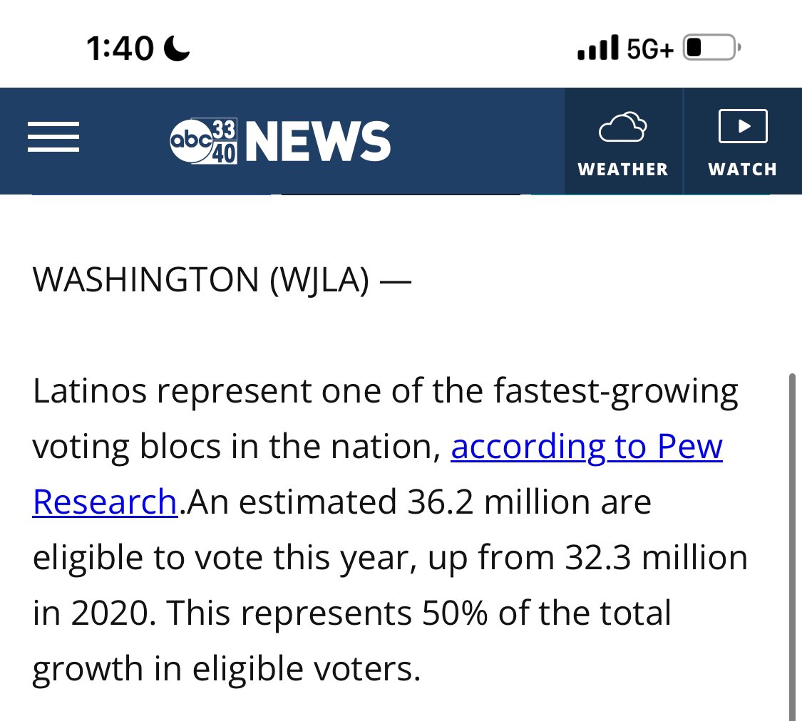omarreeyuh's tweet photo. WELL LETS ASK THE STATS. LATINO VOTERS TOOK UP 50% OF NEW VOTERS THIS YEAR. AND YET SOMEHOW ABC NEWS REPORTED THEY HAD THE BIGGEST REPUBLICAN TURNOUT SINCE THE 1970S. https://t.co/SyU4Fljsa5