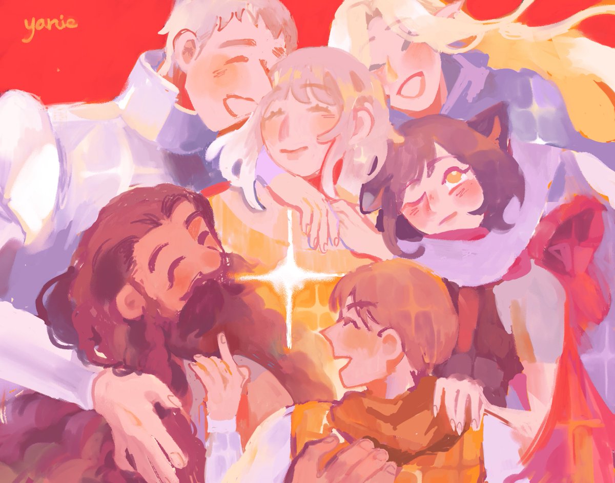 yniennn's tweet image. a hug
#dungeonmeshi