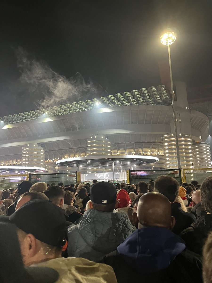 Usual welcome for a <a href="/ChampionsLeague/">UEFA Champions League</a> game - admittedly I’m here only 15 before KO but this is ridiculous