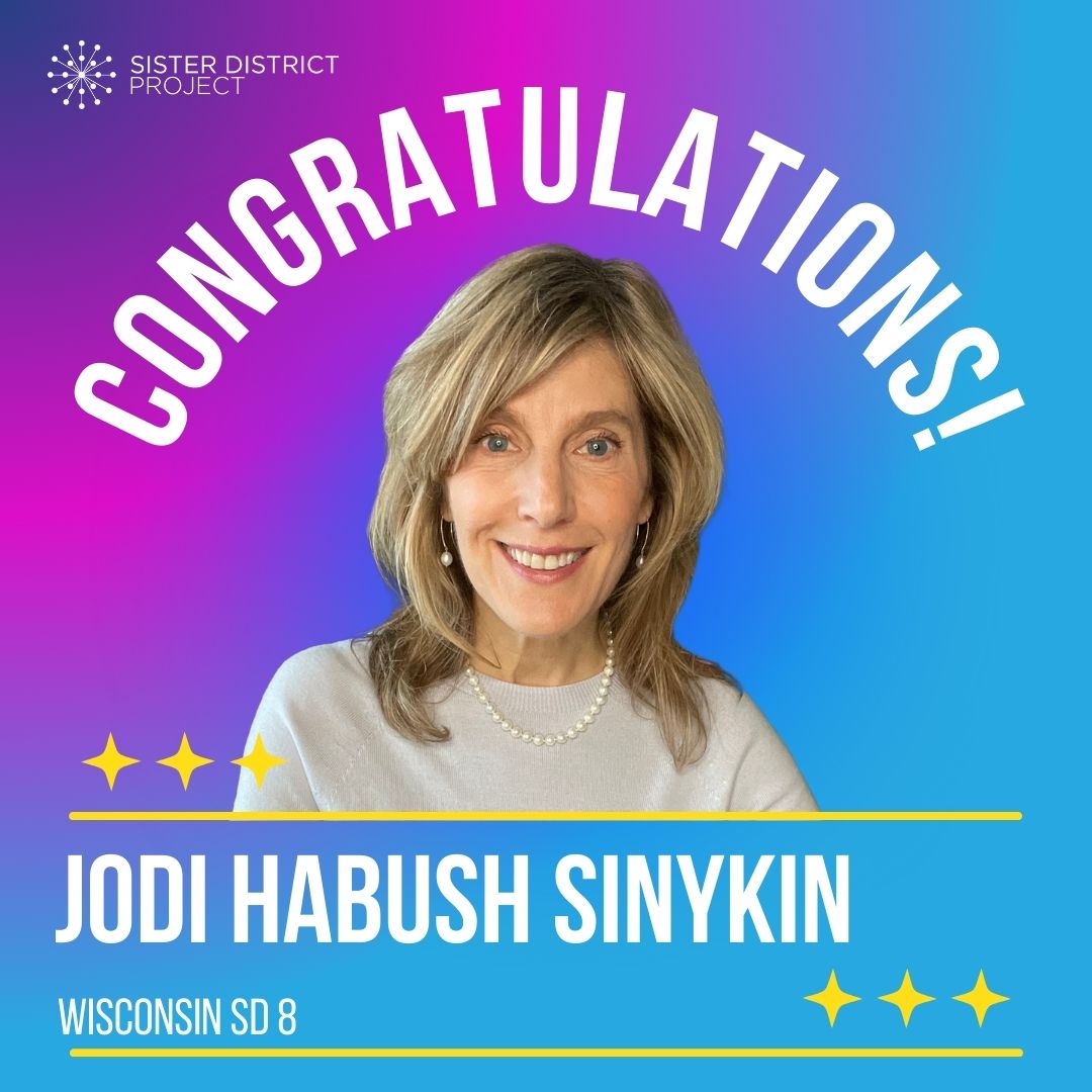 States_Win's tweet photo. Jodi Habush Sinykin has officially WON her race for Wisconsin Senate District 8! 

We are so thrilled for our brilliant candidate and the community she represents. 

Congratulations, @Jodi4Senate! https://t.co/SmTGFOu1aB