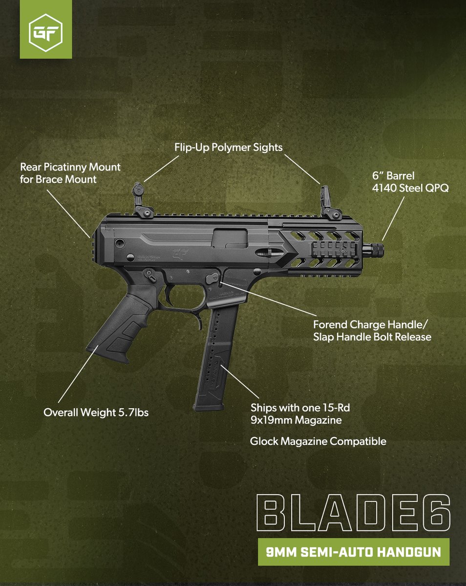 GForceArms's tweet image. Introducing the BLADE8 and BLADE6, high-performance semi-auto pistols designed for those who demand versatility and personal expression in their firearms.

#handgunsdaily #newpistol #customizeit #makeityourown #limitedwarranty #9mmpistol #handgunlife #selfdefense #2a