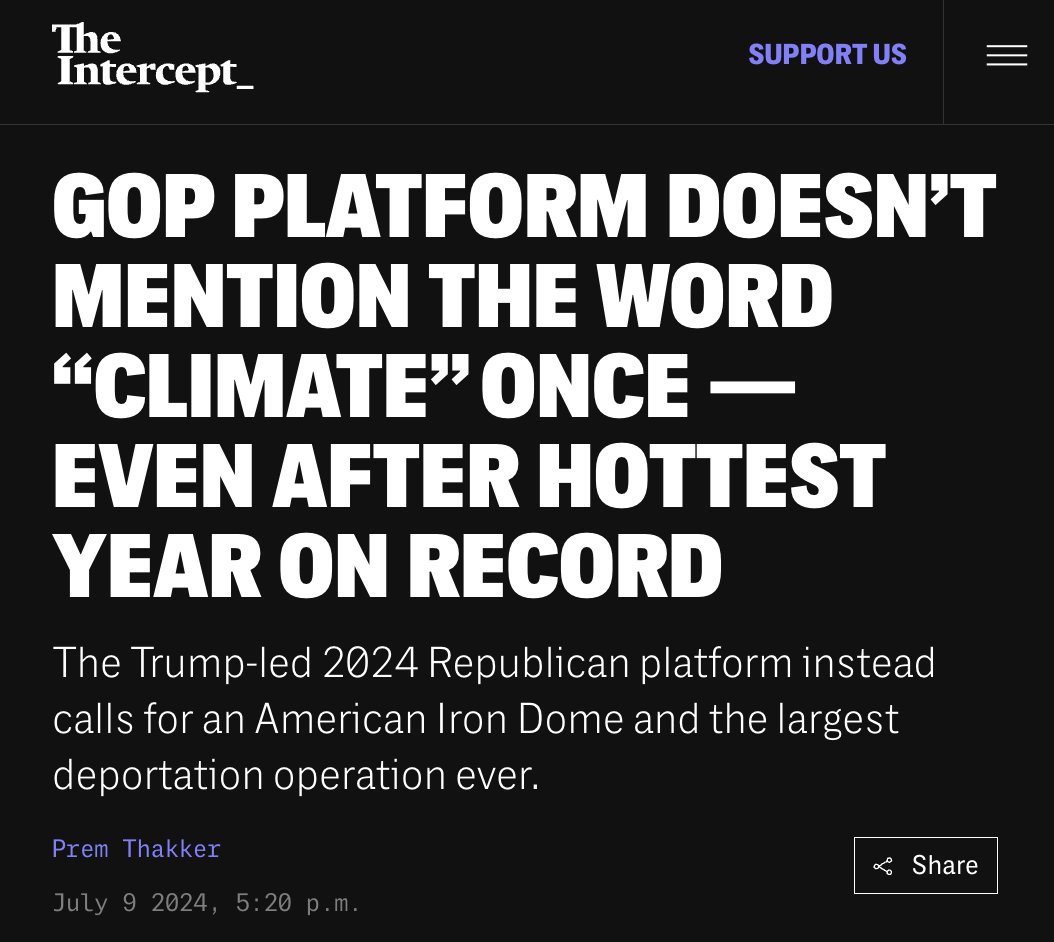 It is 82 degrees in Washington DC today, November 6.
The US is already behind on 2030 climate goals — and now four of the six years until then will be led by a guy who rolled back 100+ environmental policies on clean air &amp; water, wildlife protection, and toxic chemicals.