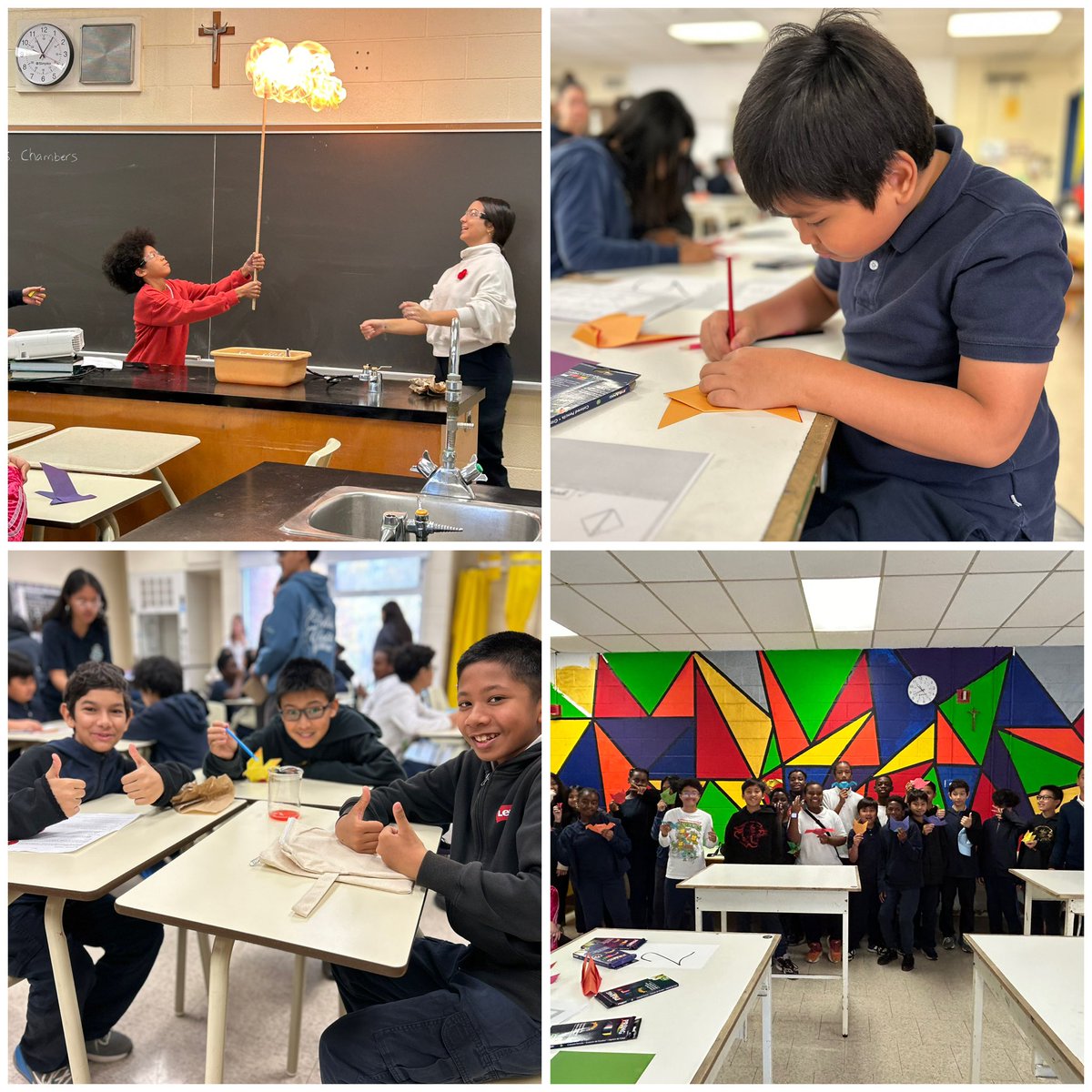 Grade 7 students experiencing high school.  Thank you Francis Liberman for the invitation and hospitality!  Our students had a great time! <a href="/ms_musc/">Giovanna</a> <a href="/TCDSB/">Toronto Catholic District School Board</a>_PAguiar @tcdsb