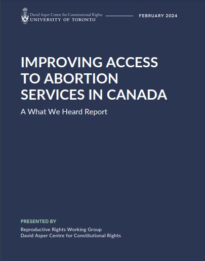 Asper Centre (@aspercentre) on Twitter photo It's a good time to shout out to our <a href="/UofTLaw/">U of T Law</a> students, who earlier this year completed a report on the state of abortion access in Canada. They convened this project following the 2022 Dobbs decision amid their concern for its possible impact here.
READ: aspercentre.ca/wp-content/upl… It's a good time to shout out to our <a href="/UofTLaw/">U of T Law</a> students, who earlier this year completed a report on the state of abortion access in Canada. They convened this project following the 2022 Dobbs decision amid their concern for its possible impact here.
READ: aspercentre.ca/wp-content/upl…
