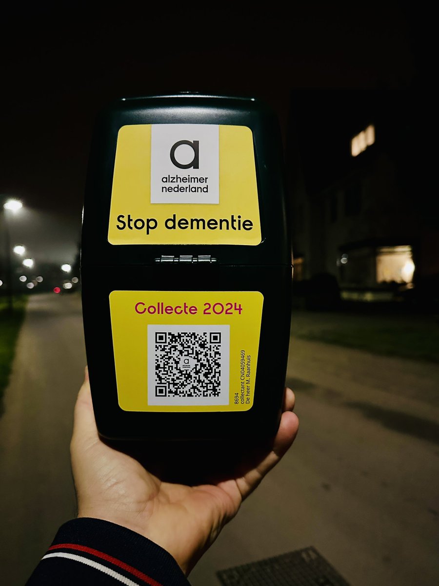 Hey! Heb jij al gedoneerd aan de collectant in jouw wijk? Doen hè, het is immers voor <a href="/alzheimernl/">Alzheimer Nederland</a> 👍🏻👍🏻 

Nog niet gedoneerd? Gebruik dan mijn persoonlijke QR-code op de bus. Alvast bedankt! 

#alzheimer #stopdementie #geefaandecollectant