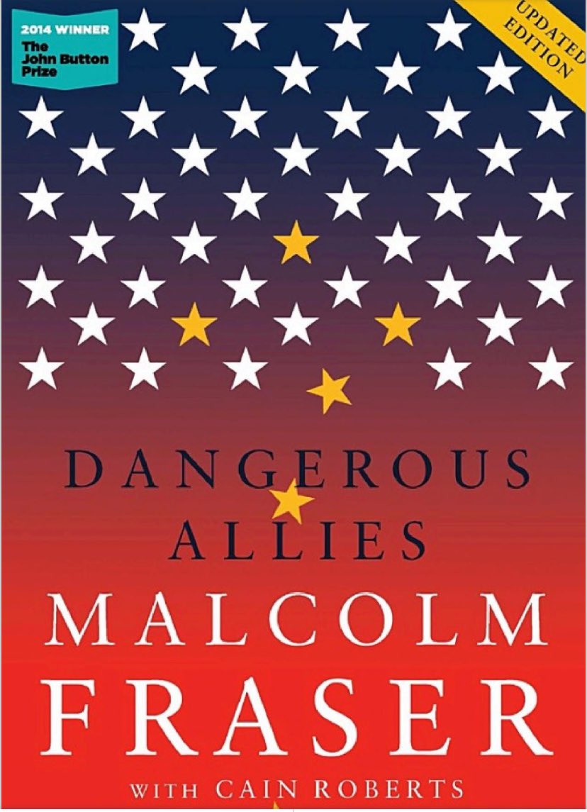 DougCameron51's tweet image. Fraser’s book should be compulsory reading for the Labor caucus and cabinet. The US can walk away from the Asia Pacific, we cannot. The Albanese govt must move decisively to provide more COL support to working class Australians or risk a US style backlash at the next election.