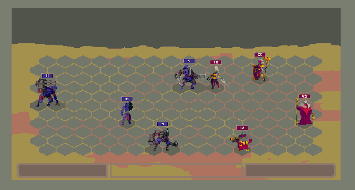 UnfuneralOD's tweet photo. I think this will be better.
reduced the grid cells size and added some UI
#practice #mocup #strategy
#pixelart #gamedev
#dotpict #ドット絵 https://t.co/MPteE6D6hm