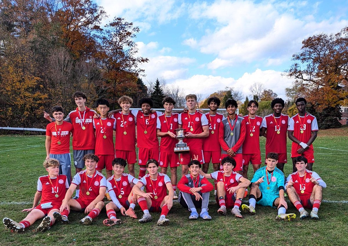 standrews1899's tweet photo. The First Soccer Saints are CISAA Champions! 🏆🥇 https://t.co/2HOWXkNh8E