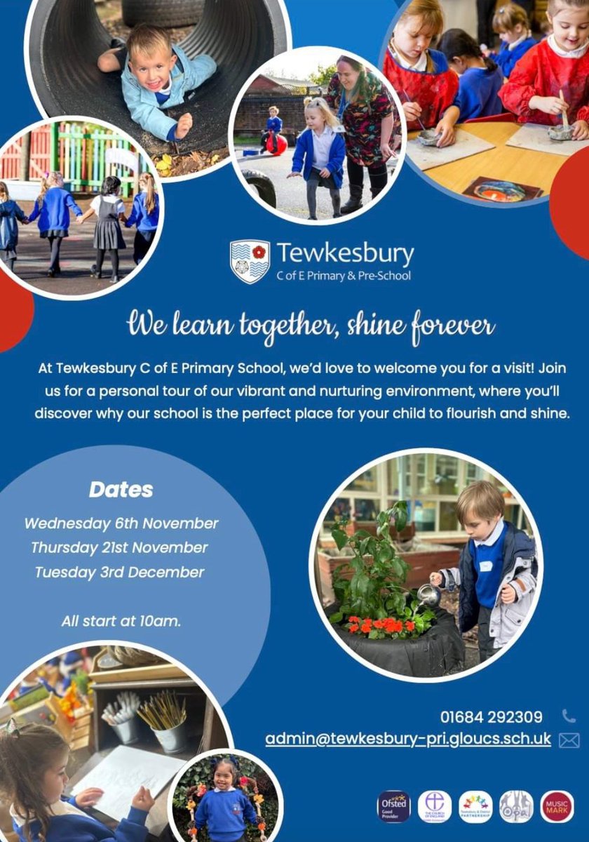 TewkPri's tweet photo. This morning, we had the pleasure of #welcoming #parents of future 2025 #Reception starters! We hope you enjoyed seeing firsthand what makes #Tewkesbury #Primary such a wonderful #school. To book, please click on the link: https://t.co/9JI2NlVQDR https://t.co/HP7EiY1vbP