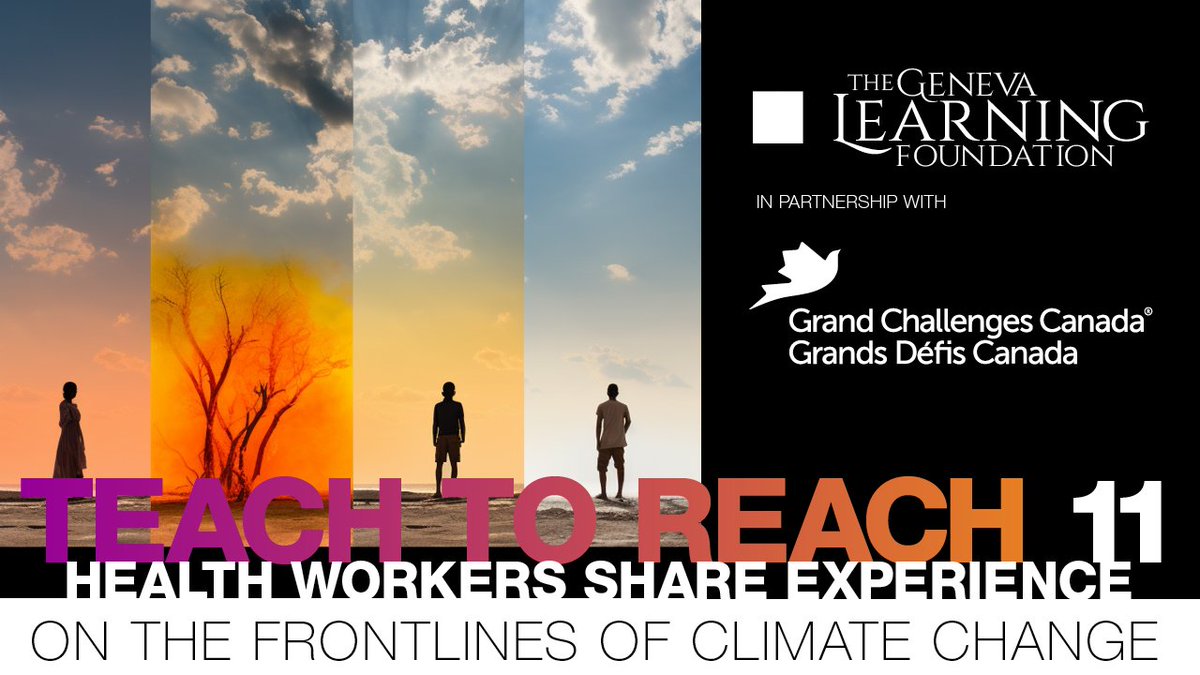 gchallenges's tweet photo. Excited to announce our #TeachtoReach partnership w/ @DigitalScholarX! W/ support from @Arm & @CanadaDev, we’re spotlighting local health worker insights on #HealthImpacts of #ClimateChange, ensuring that future funding is grounded in real-world needs.
https://t.co/BKejJ3SBUl https://t.co/cJmwpQy58b