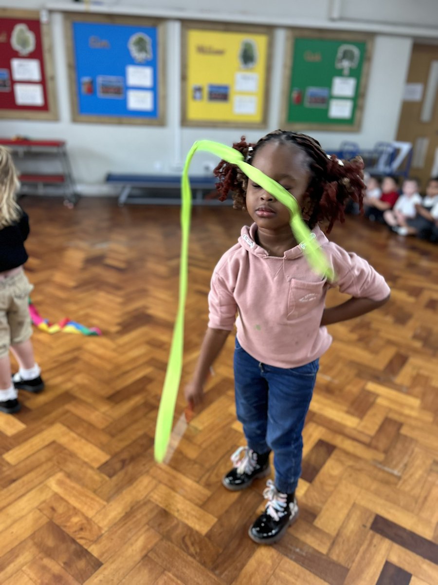 This afternoon we had great fun during dance. We learnt a superhero dance, some break dancing moves and how to dance with ribbons. We showed excellent musicality and listened and followed instructions perfectly. #BGPE 
Thank you <a href="/MrHolmesBG/">Mr Holmes</a>