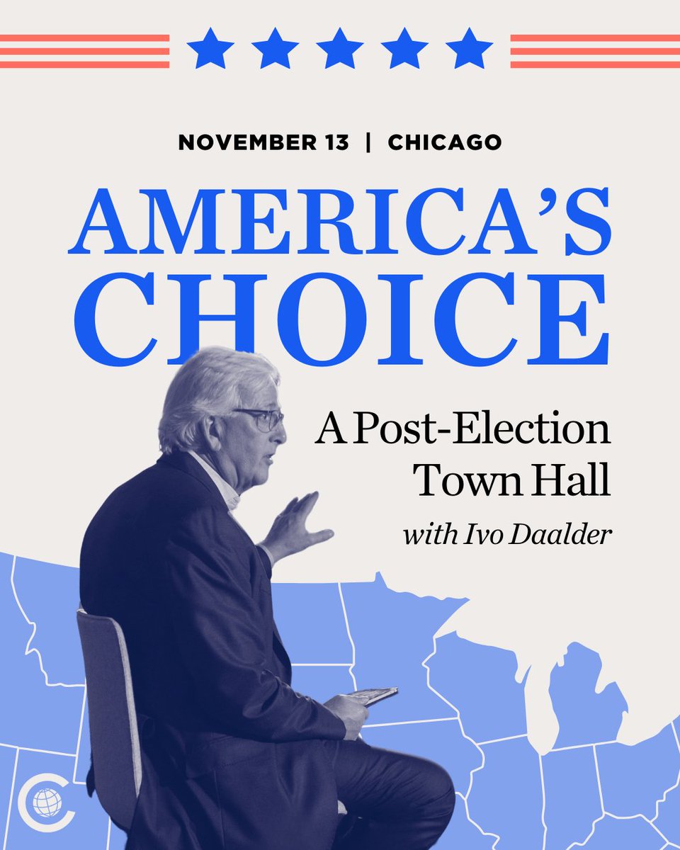 What does a second Trump presidency mean for America? Next Wednesday, Council members are invited to join us for a town hall with <a href="/IvoHDaalder/">Ivo Daalder</a> as he answers your election questions and shares his insights on the possible impacts of Trump's win. brnw.ch/21wOqCv