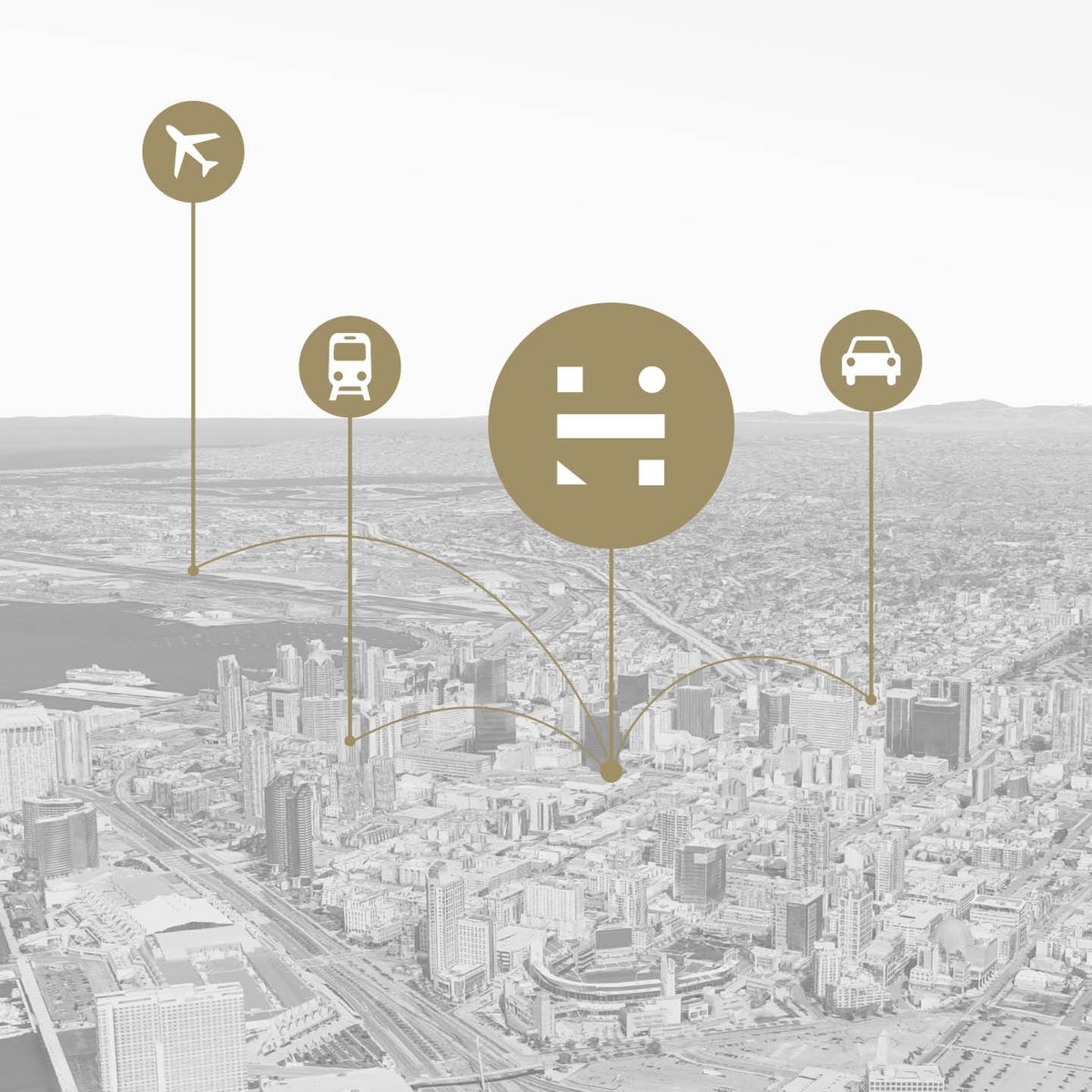 Nestled in the heart of Downtown San Diego, Horton’s central location is just minutes from major transportation hubs, several major freeways, the trolley and steps from convenient Downtown bus stops. By plane, train, bike or automobile, getting to Horton is a SoCal breeze.