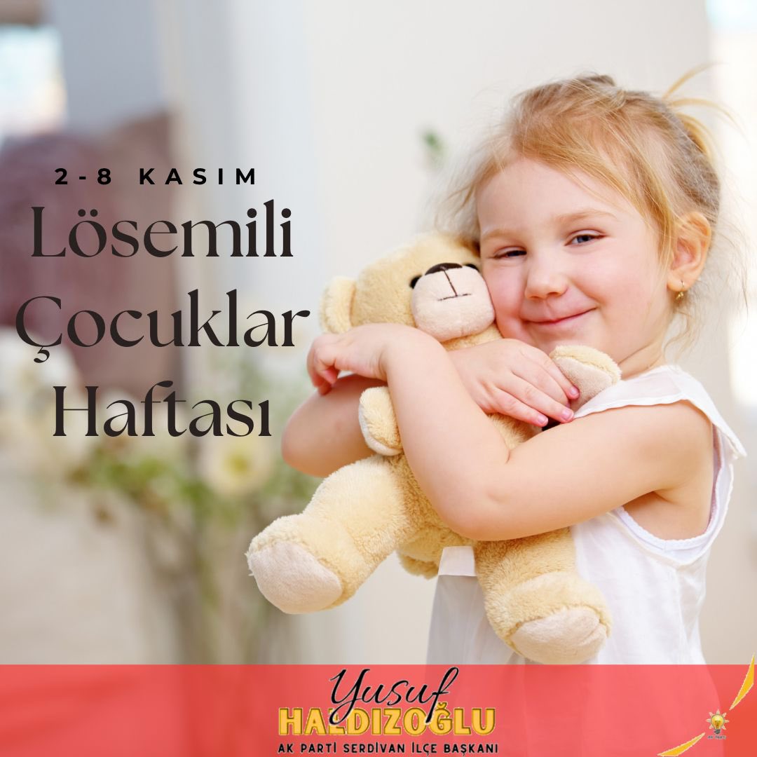 akpartiserdivan's tweet photo. 2-8 Kasım Lösemili Çocuklar Haftası 

“Lösemiye Karşı Umutla El Ele!” https://t.co/XwDX88IFyX